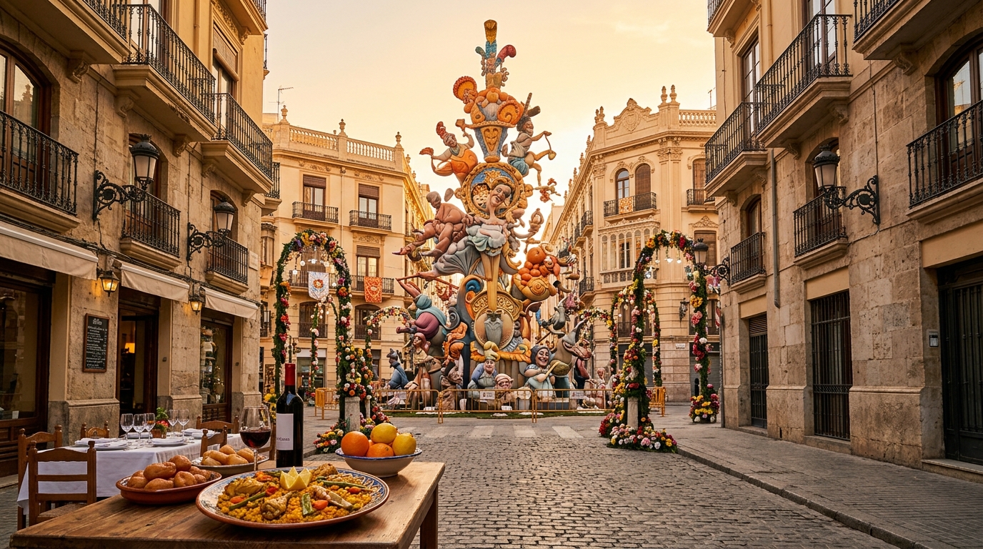 Las Fallas of Valencia: A Feast of Fire, Tradition and Valencian Flavor
